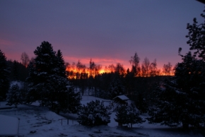 Za soumraku i za svítání - svítání nad Lipenským jezerem