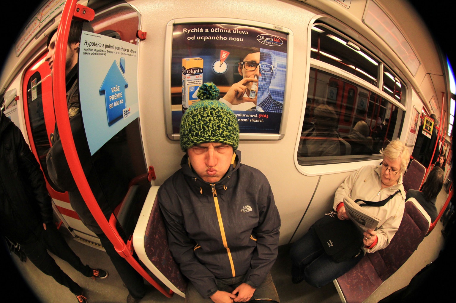 V metru