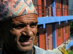 Portréty z cest - Nepál-stařec.