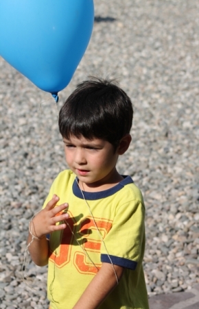 Jaroslav Kilián - chlapec s balónkem