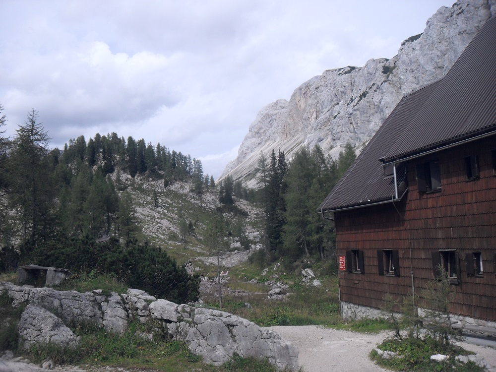 chata na triglavu v Slovinsku