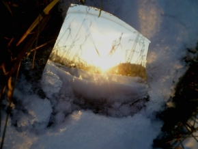 Zimní království - Mrazivé slnko v zrkadle