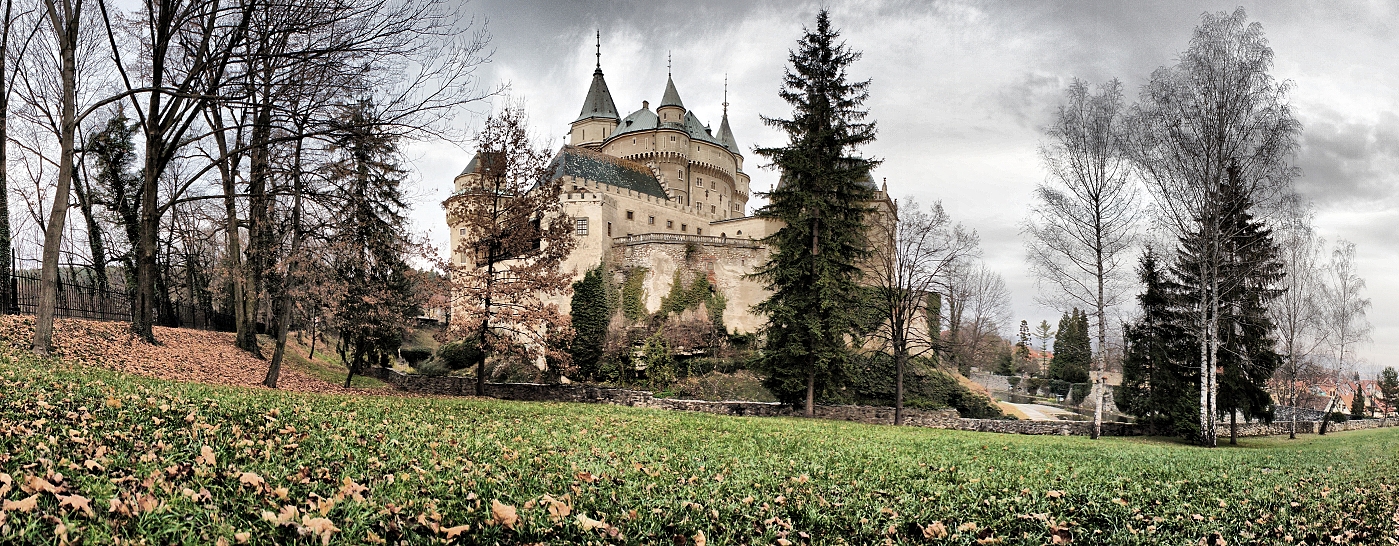 Bojnice castle panorama 4