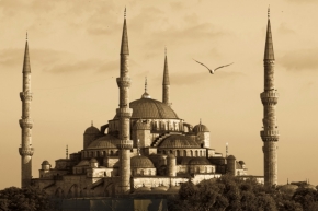 Historické objekty - Modrá mešita, Istanbul