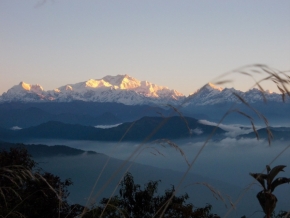 Pavla Tíkalová - svítání s Kangchenjungou