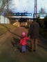 Dana Klimešová -projíždí vlak
