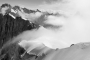 Černobílý svět - návrat z Mont Blanc