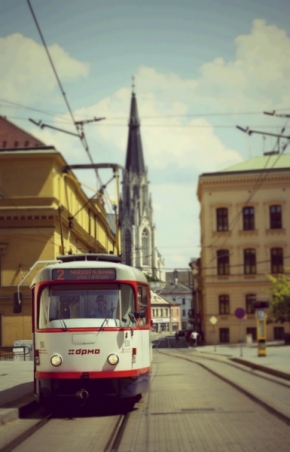 Fotograf roku na cestách 2014 - tramvaj na cestách