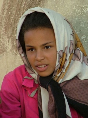 Ženská tvář - Mladá Egypťanka