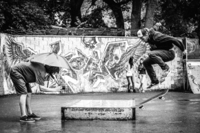 Sport a pohyb - Skateboarding v dešti