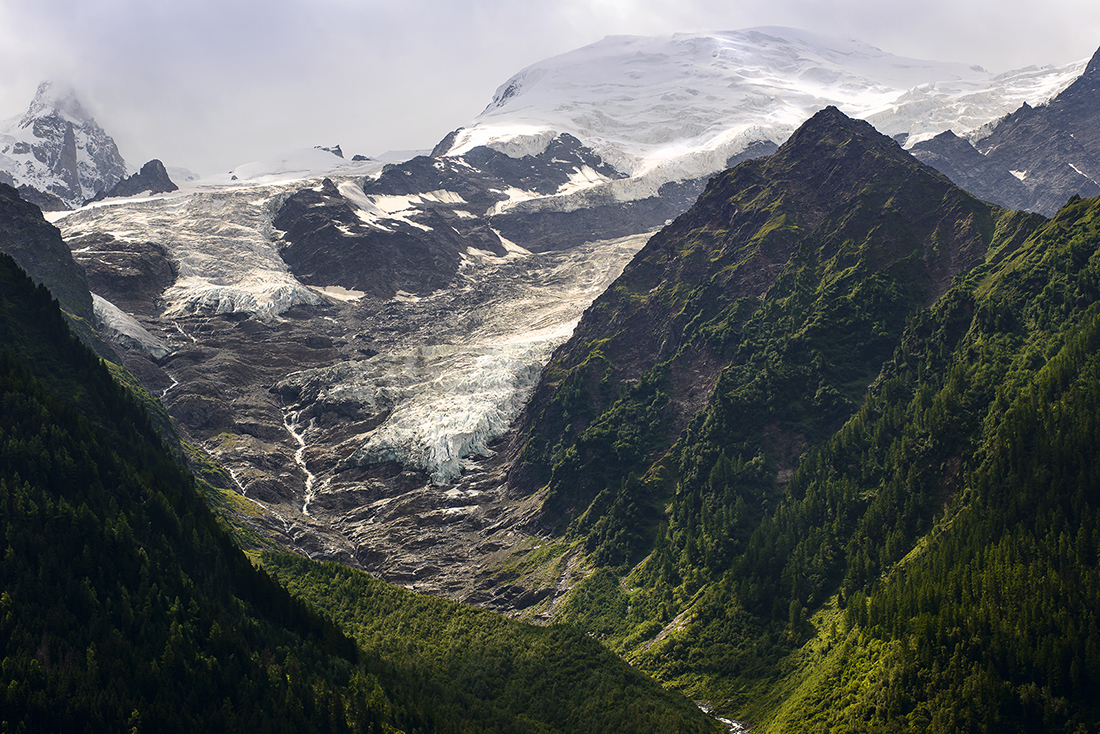  Mont Blanc s ledovcem Mer de Glace