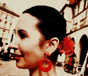 Ženská tvář - Tanečnice Flamenca