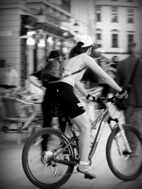 Fenomén Street Foto - Cyklista