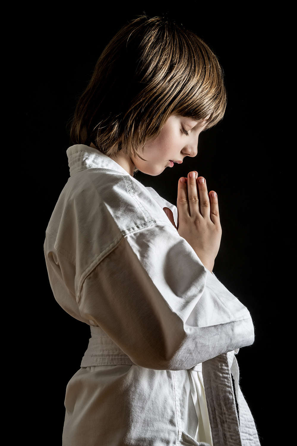 Karate - meditace před cvičením