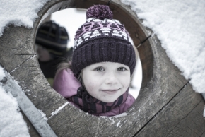 Děti jsou fotogenické - jedna zimní