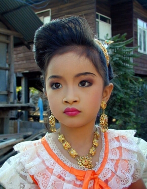 Ženská tvář - Thai princezna