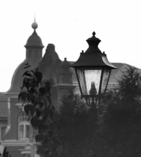 Černobílá krása - Pouliční lampa