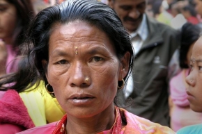 Ženská tvář - V ulicích Káthmándú 1