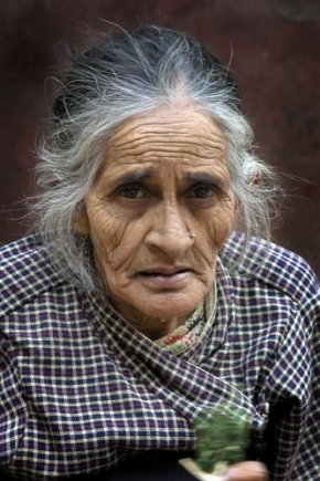Ženská tvář - V ulicích Káthmándú 2