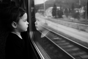 Nádherný svět dětí - Ve vlaku