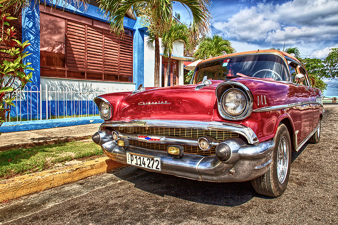 Kuba ... a krása starých aut