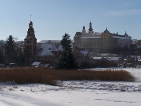 V B - Broumovský klášter v zimě