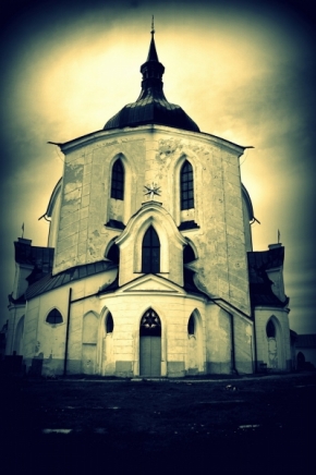 Půvaby architektury a jejích detailů - Zelená hora, kostel Sv. Jana Nepomuckého