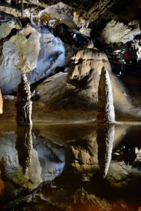 Voda a její odrazy - Belianska jaskyňa