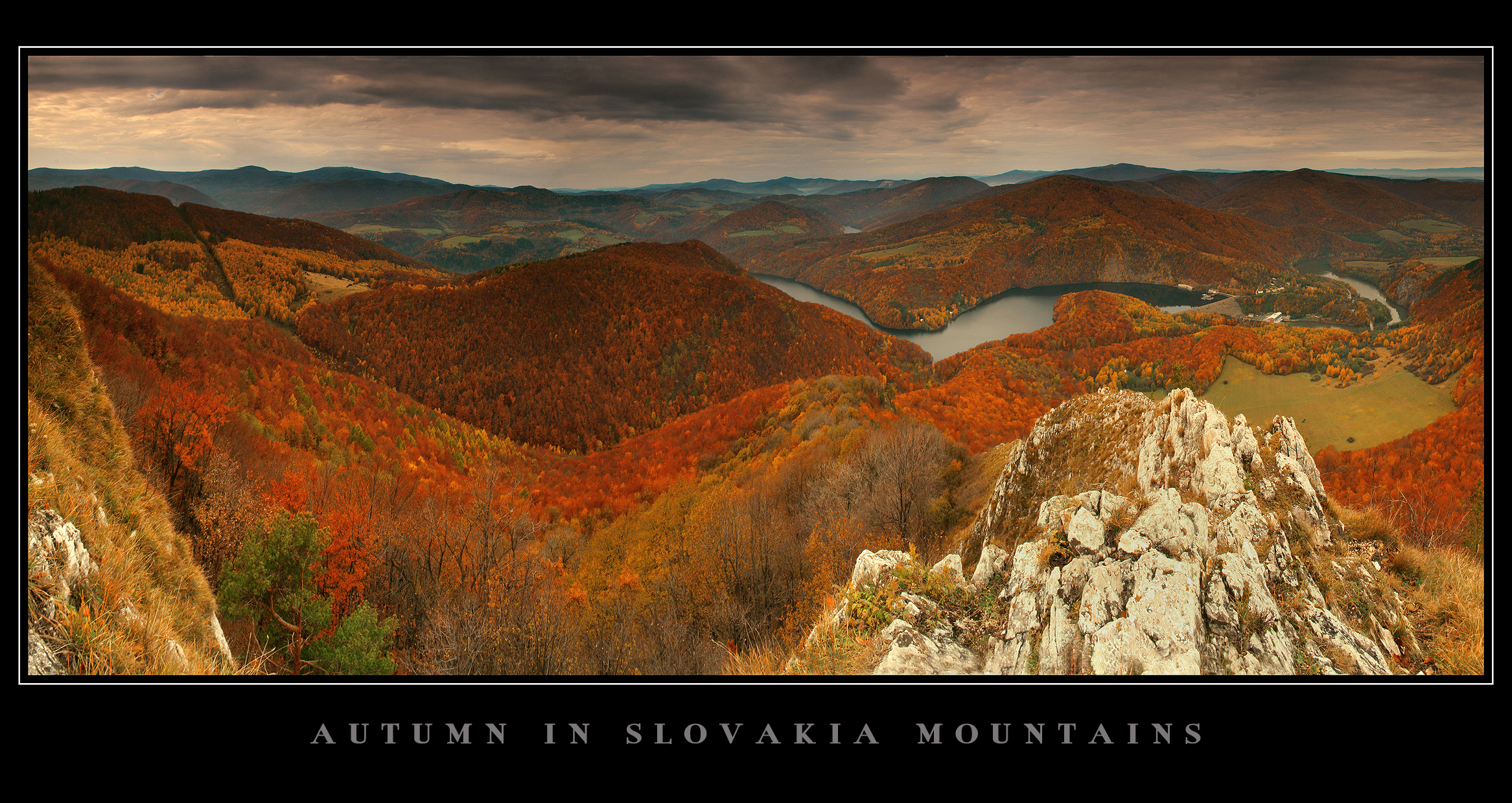Autumn in slovakia mountains