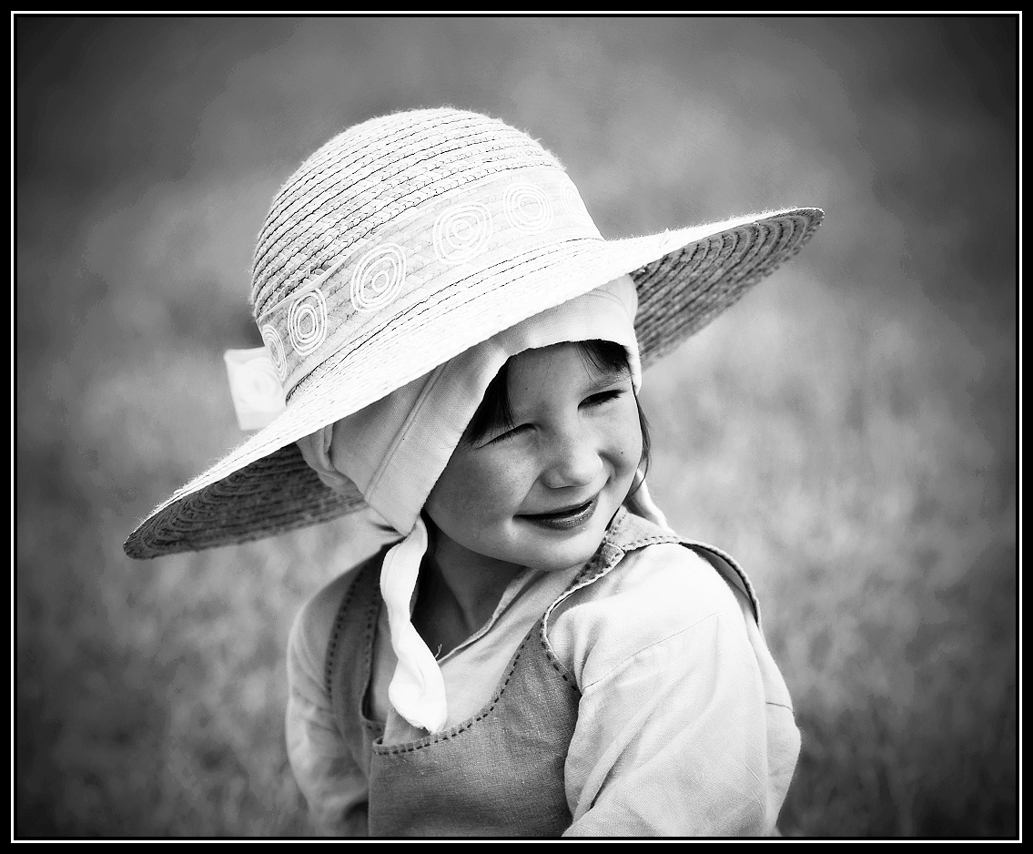 Dívenka v klobouku