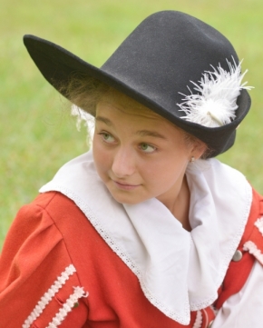 Portrét  - Dívka s kloboukem