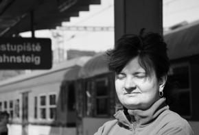 Portrét  - Čekání na vlak