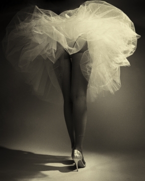 S Fomei černobíle - ballerina II.