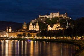 Voda a její odrazy - Salzburg