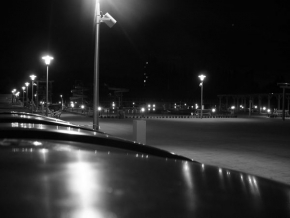 Moje město, můj kraj - Aquapark Ostrava - jih v noci.