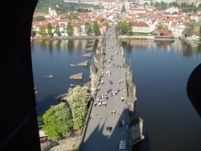 Radka Nováková - Karlův most ze Staroměstské mostecké věže