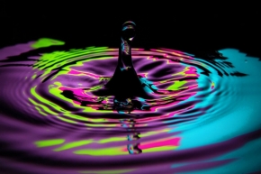 Voda a její odrazy - hra barev