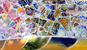 Blízká krása v detailu - barevná mozaika