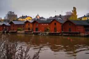 Fotogenická architektura - Finské dřevostavby v Porvoo