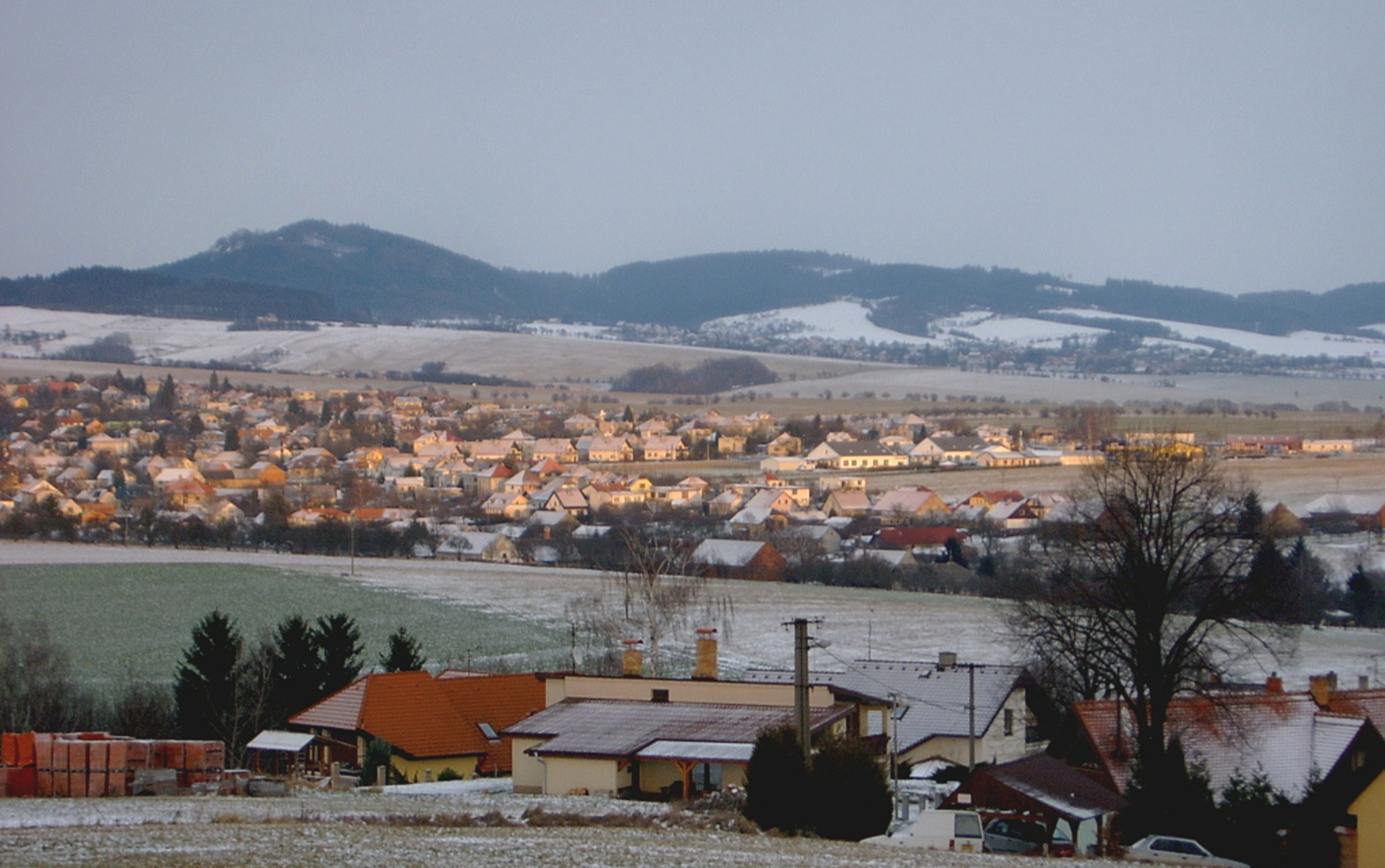 Vesnice v zimě