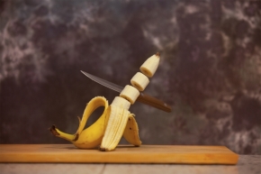 Jídlo chutné i krásné - Fotograf roku - Junior - III.kolo - Levitující banán