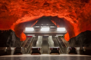 Fotogenická architektura - Stockholmské metro