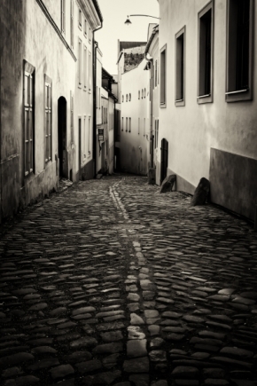 V ulicích - Kozí ulička v Olomouci