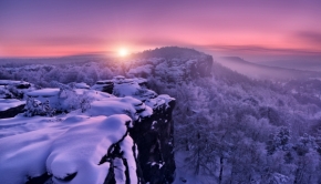 Jiri Dvorak - Skály v zimě