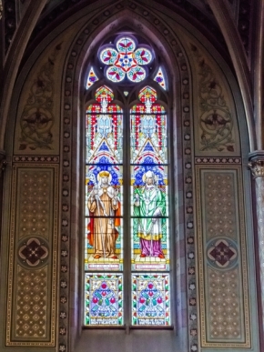 Jan Kliner - Okno v kostele sv.Ludmily v Praze