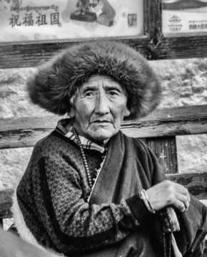 Tvář - Pohľad , Tibet, November 2018