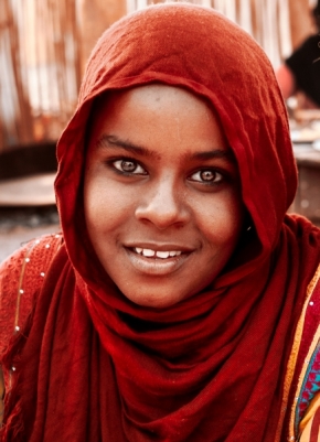 Tvář - Beduinská dívka