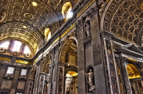 Církevní architektura - Chrám sv. Petra, Řím
