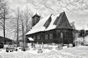 Církevní architektura - Dřevěný kostel sv.Martina Velké Losiny