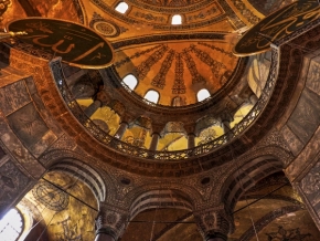 Církevní architektura - Severní kopule, Hagia Sofia, Istanbul